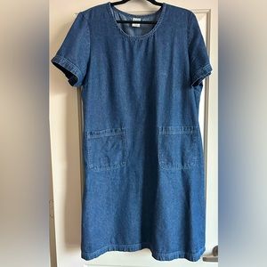 Denim Shift Dress